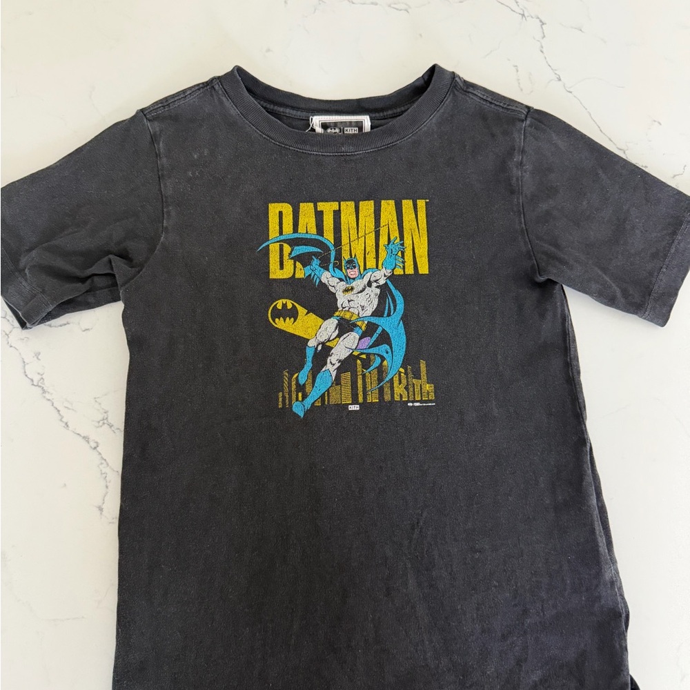 Kith Black T-Shirt with Batman Graphic